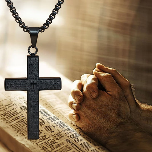 💜ΑΓΟΡΆΣΤΕ 1 ΚΑΙ ΠΆΡΤΕ 1 ΔΩΡΕΆΝ💜✝️Κολιέ με Σταυρό και Προσευχή του Κυρίου