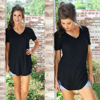 🎊2025 Εκρηκτικός μεγάλος σχεδιασμός V-Neck🎊【S-4XL】✨η τέλεια επιλογή για γυναίκες με μεγάλα μεγέθη!