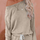 Women’s Casual Loose Fit Top & Pants 2-Pieces Set